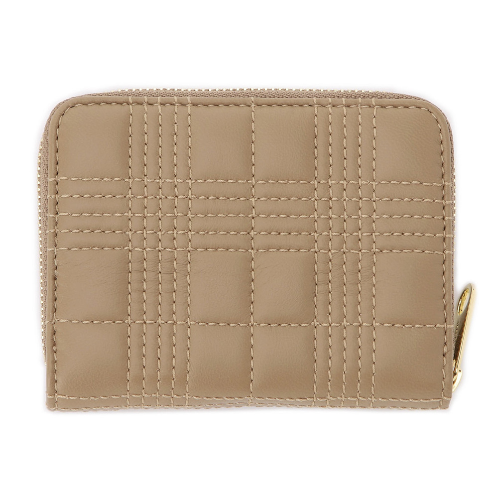 Burberry Coin Case Round Zip Wallet Brown - Picture 2 of 5
